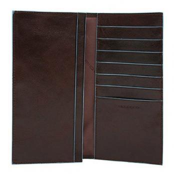 Портмоне Piquadro Blue Square, цвет коричневый, 18х9,5х1 см
