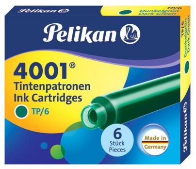 Pelikan Чернила (картридж), зеленые, 6 шт в упаковке