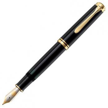 Pelikan Souveraen - Black GT, перьевая ручка, F