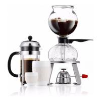 Кофеварка вакуумная Bodum Pebo (1 литр), прозрачная