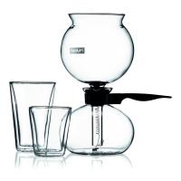 Кофеварка вакуумная Bodum Pebo (1 литр), прозрачная