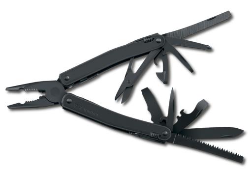 Мультитул Victorinox SwissTool Spirit XBS, 105 мм, 26 функций, черный