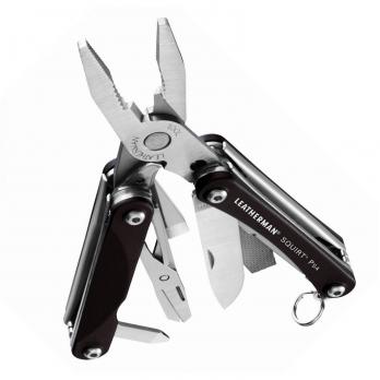 Мультитул Leatherman Squirt PS4, 9 функций, черный*