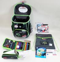 Ранец Step by step Light2 Green Tractor серый 4 предмета
