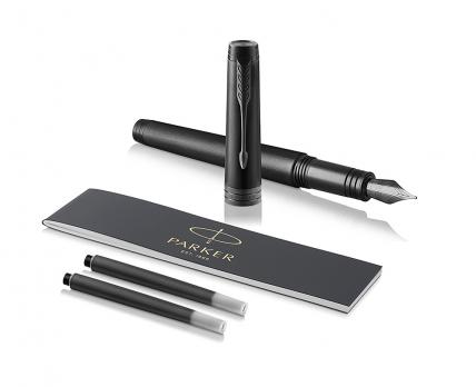 Parker Premier - Monochrome Black, перьевая ручка, F