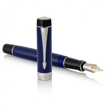 Parker Duofold - Blue/Black CT, перьевая ручка, F