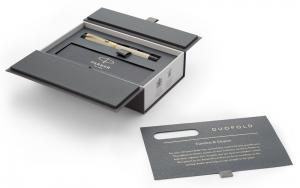 Parker Duofold - Ivory/Black GT, перьевая ручка, F