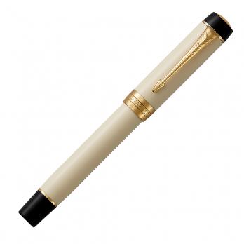 Parker Duofold - Ivory/Black GT, перьевая ручка, F