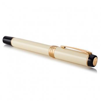 Parker Duofold - Ivory/Black GT, перьевая ручка, F