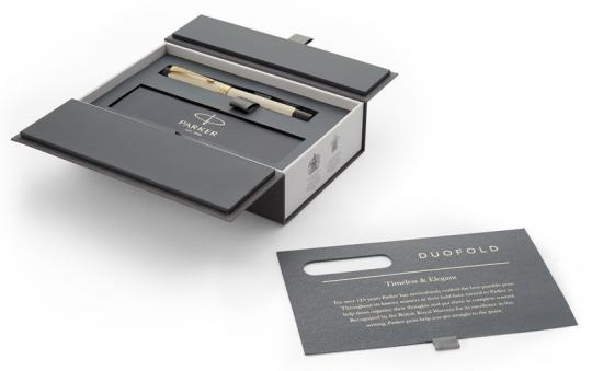 Parker Duofold - Ivory/Black GT, перьевая ручка, F