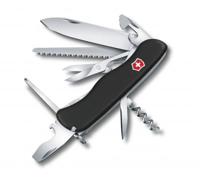 Нож Victorinox Outrider,111 мм, 14 функций, зеленый