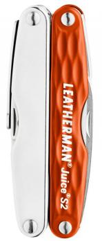 Мультитул Leatherman Juice S2, 12 функций, оранжевый