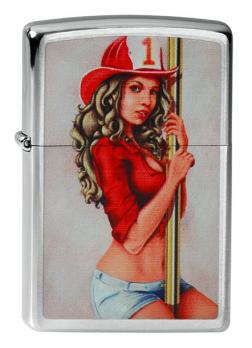 Зажигалка Zippo PinUp Firegirl