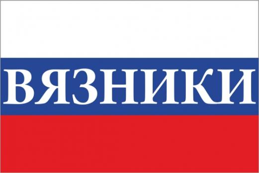 Флаг России с названием города Вязники