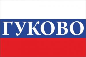 Флаг России с названием города Гуково