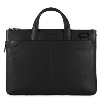 Сумка Piquadro Black Square 15,6'', черная, 42x31x3 см