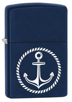 Зажигалка Zippo с покрытием Navy Matte, латунь/сталь, синяя, матовая