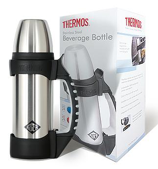 Термос Thermos The Rock 2510-R (1 литр), серебристый