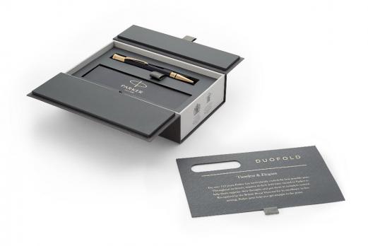 Parker Duofold - Black GT, шариковая ручка, M