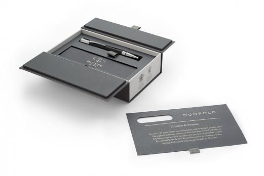 Parker Duofold - Black CT, шариковая ручка, M