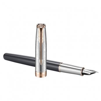 Parker Sonnet - Grey PGT, перьевая ручка, F