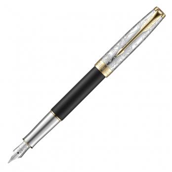 Parker Sonnet - Matte Black GT, перьевая ручка, F