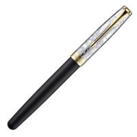 Parker Sonnet - Matte Black GT, ручка - роллер, F