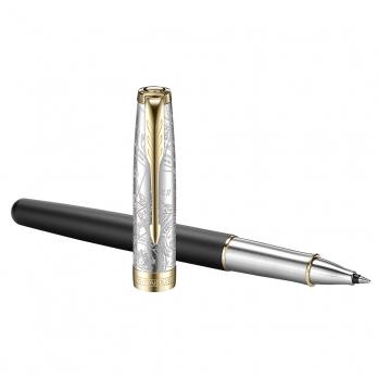 Parker Sonnet - Matte Black GT, ручка - роллер, F