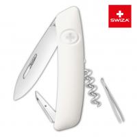 Швейцарский нож SWIZA D01 Standard, 95 мм, 6 функций, белый