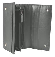 Кошелек Cross RTC, кожа наппа, серый, 20x11x2,5 см