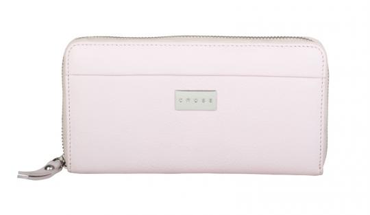 Кошелек Cross Spanish Summer, кожа наппа, нежно-розовый, 19х10х1,9 см