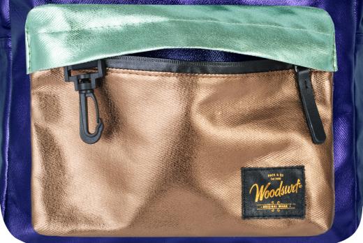 Рюкзак Woodsurf United Academy - Night Life 15", фиолетово-серебряный, 40х30х13 см, 15 л