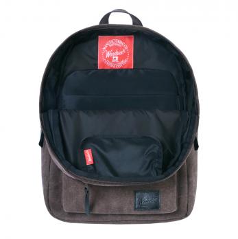 Рюкзак Woodsurf United Academy - Camp Fires 15", коричневый, 40х30х13 см, 15 л