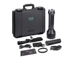Фонарь светодиодный поисковой Olight X9R Marauder CW холодный (Комплект)