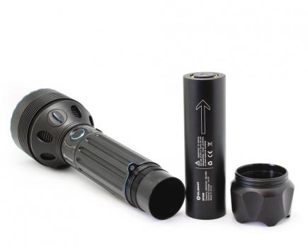 Фонарь светодиодный поисковой Olight X9R Marauder CW холодный (Комплект)