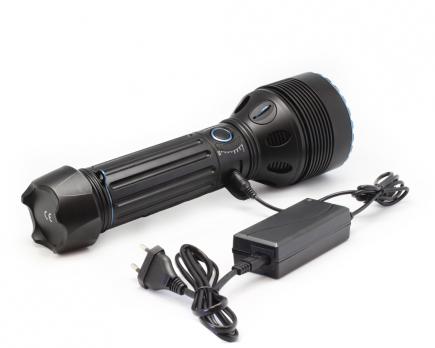 Фонарь светодиодный поисковой Olight X9R Marauder CW холодный (Комплект)