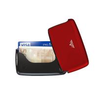 Визитница c защитой Tru Virtu Pearl, красный , 104x67x17 мм
