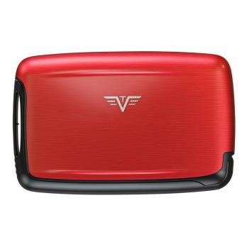 Визитница c защитой Tru Virtu Pearl, красный , 104x67x17 мм