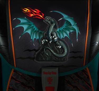 Ранец Step By Step Touch2 Flash Fire Dragon 4 предмета
