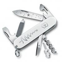 Нож Victorinox Sportsman LE 2018, 84 мм, 13 функций, белый, "White Christmas Special Edition"