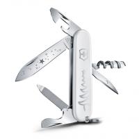 Нож Victorinox Sportsman LE 2018, 84 мм, 13 функций, белый, "White Christmas Special Edition"