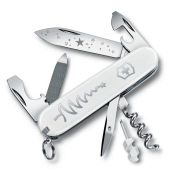 Нож Victorinox Sportsman LE 2018, 84 мм, 13 функций, белый, "White Christmas Special Edition"