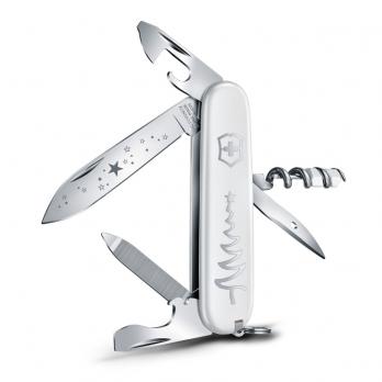 Нож Victorinox Sportsman LE 2018, 84 мм, 13 функций, белый, "White Christmas Special Edition"