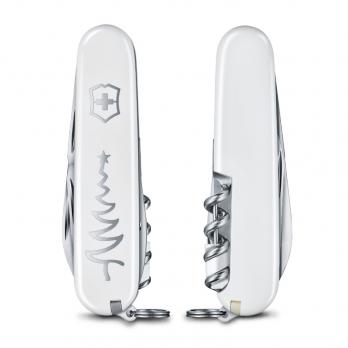 Нож Victorinox Sportsman LE 2018, 84 мм, 13 функций, белый, "White Christmas Special Edition"