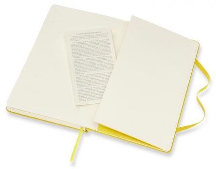 Блокнот Moleskine Classic, цвет желтый, без разлиновки