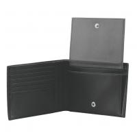 Портмоне Victorinox Altius 3.0 Innsbruck, чёрное, натуральная тиснёная кожа наппа, 13x2x10 см