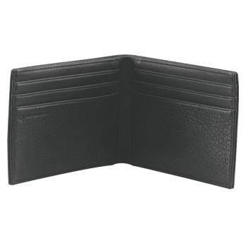 Портмоне Victorinox Altius 3.0 Moritz, чёрное, натуральная тиснёная кожа наппа, 11x1x8 см