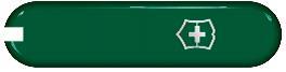 Передняя накладка для ножей Victorinox 58 мм, пластиковая, зелёная