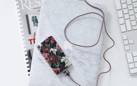 Кабель iDeal для iPhone, 1 м, "Antique Roses"