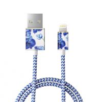 Кабель iDeal для iPhone, 1 м, "Baby Blue Orchid"